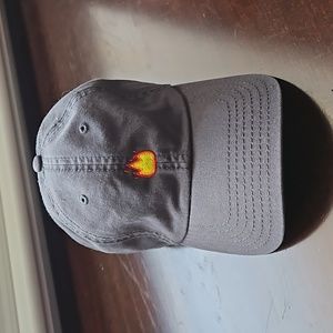 Dark grey baseball cap with adjustable strap